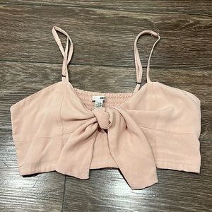 Amuse Society Blush Pink Crop Top. Great Condition. Size Small.
